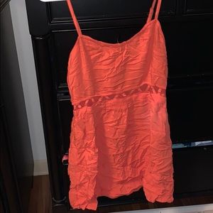 Orange dress